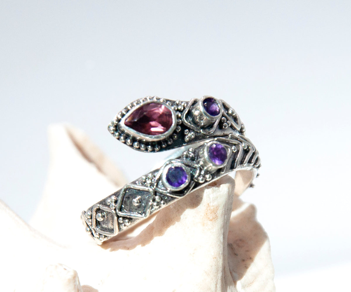 Anillo Kundalini Turmalina