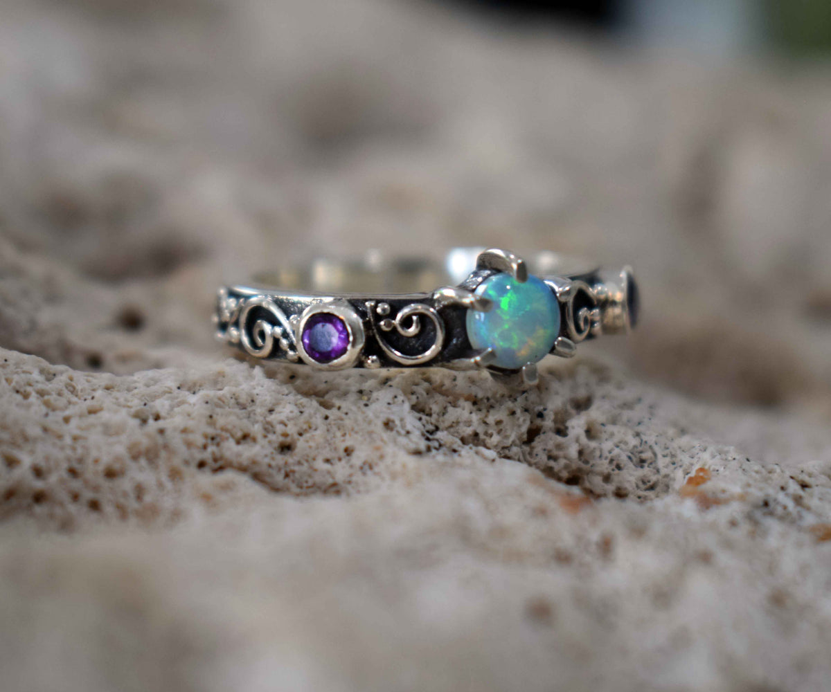 Anillo Sunshine Ópalo