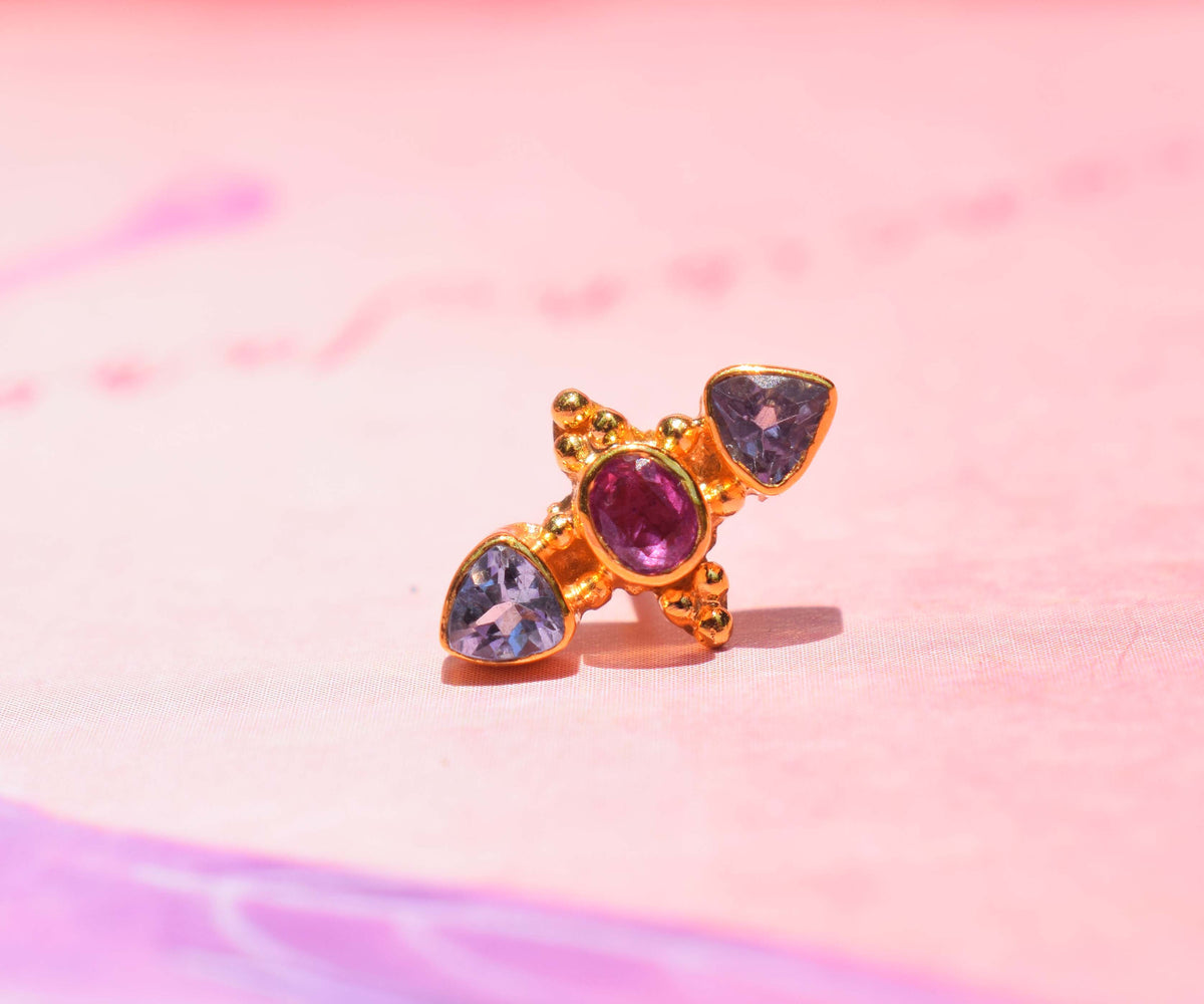 Solitario Brujula Tanzanita