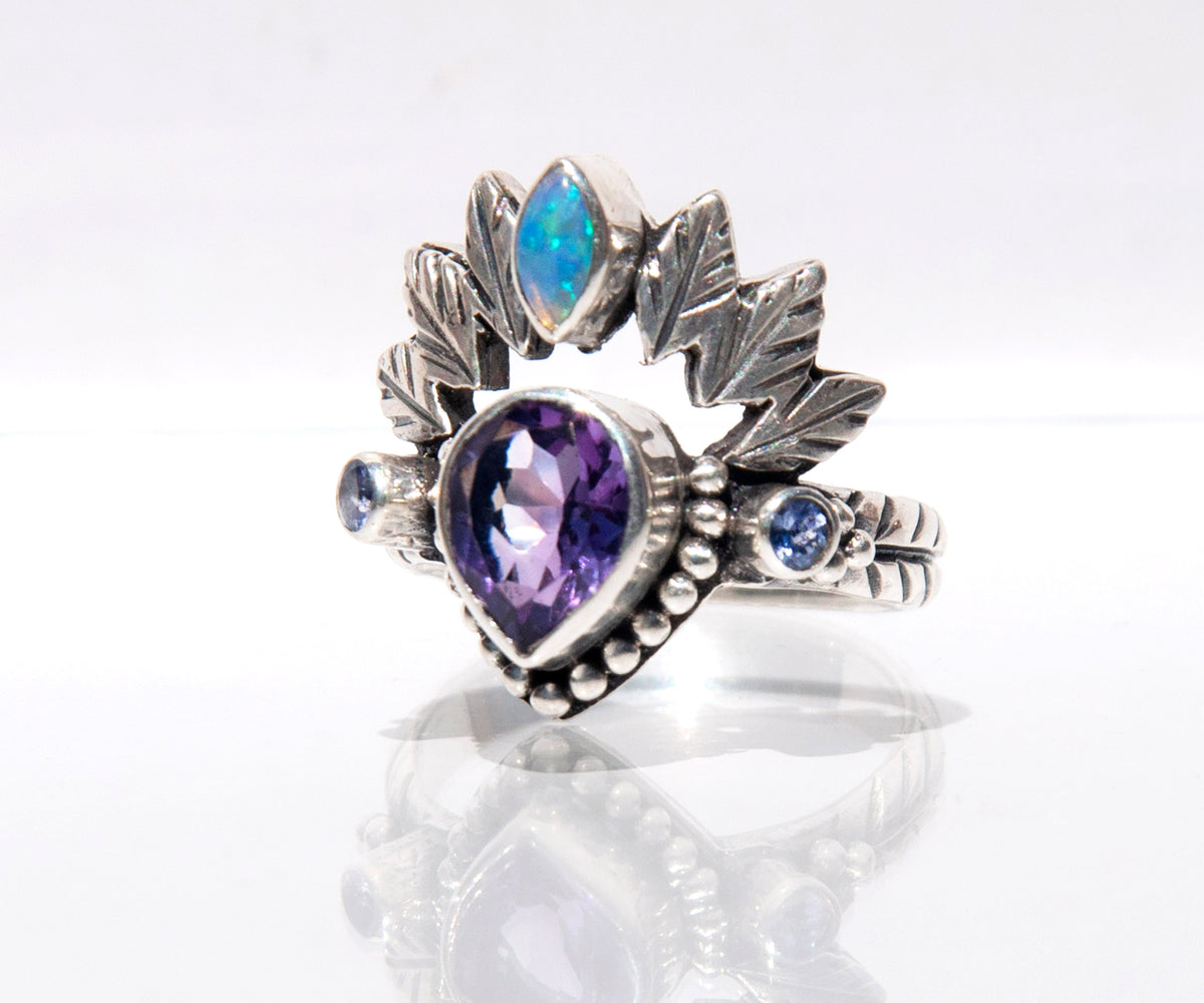 Anillo Pocahontas Amatista