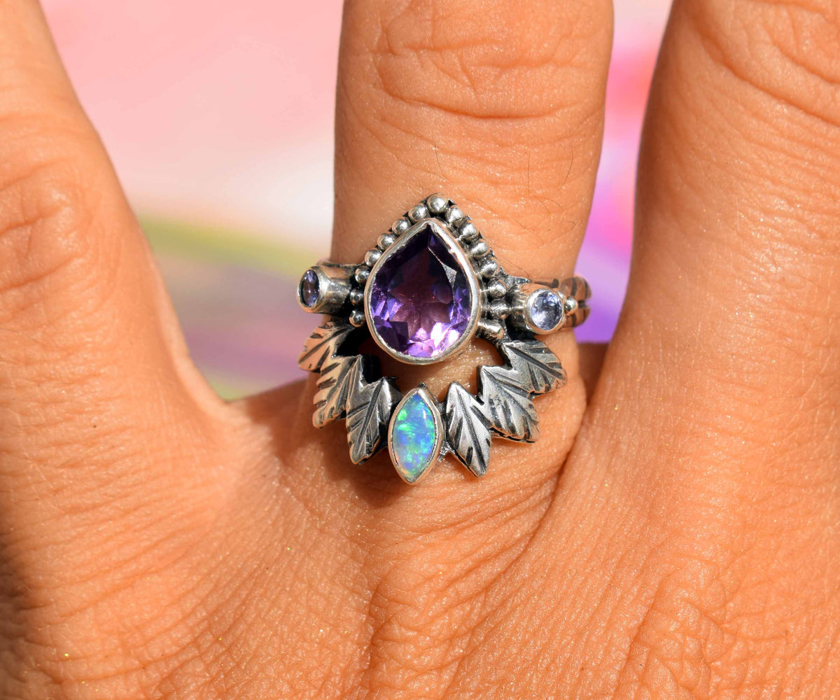 Anillo Pocahontas Amatista