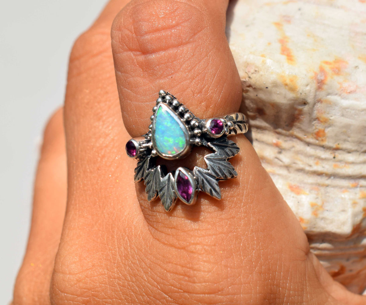 Anillo Pocahontas Opalo