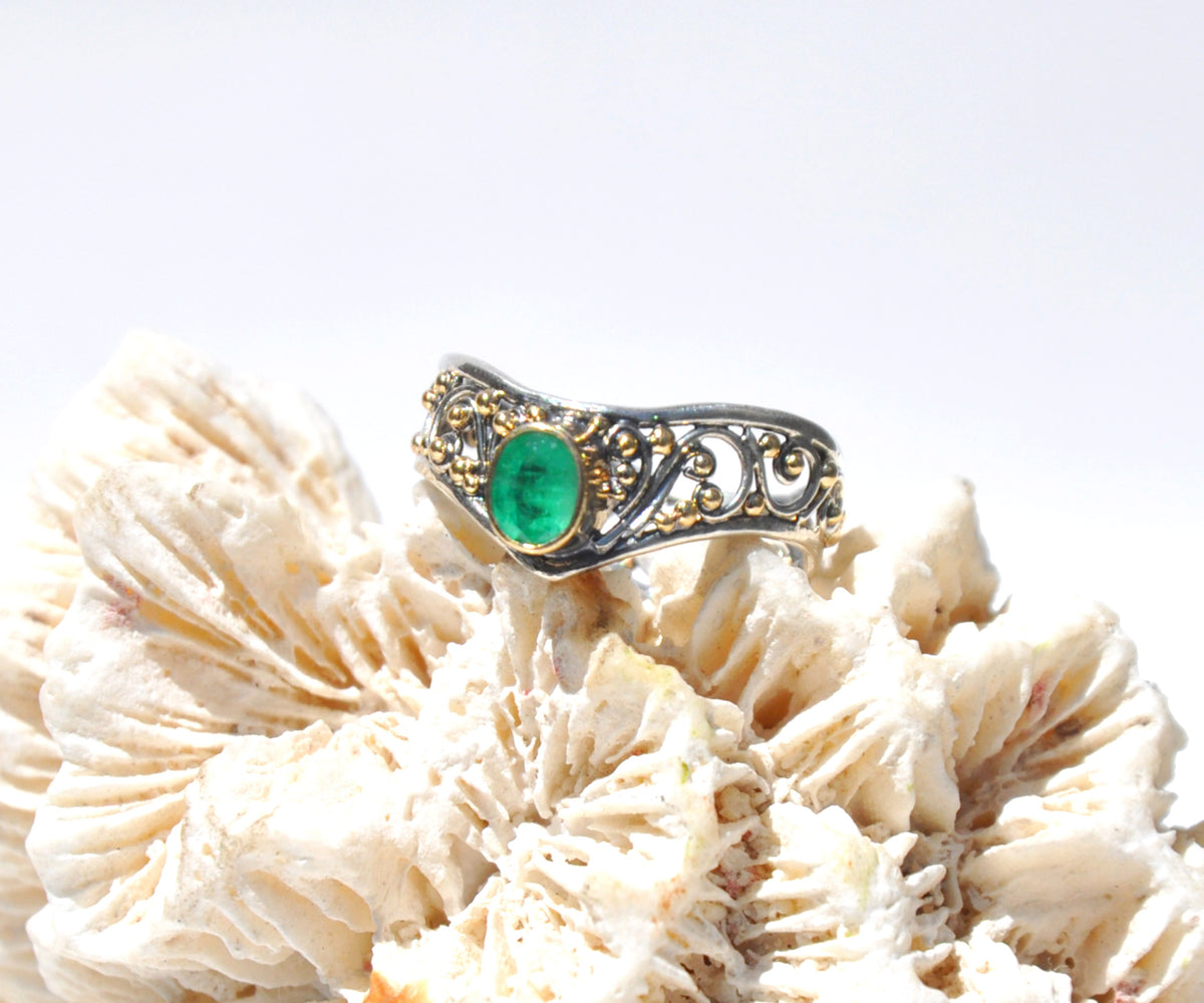 Anillo Calisto Esmeralda