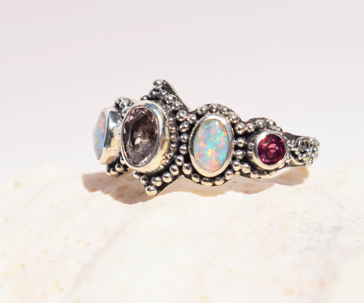 Anillo Petra Morganita