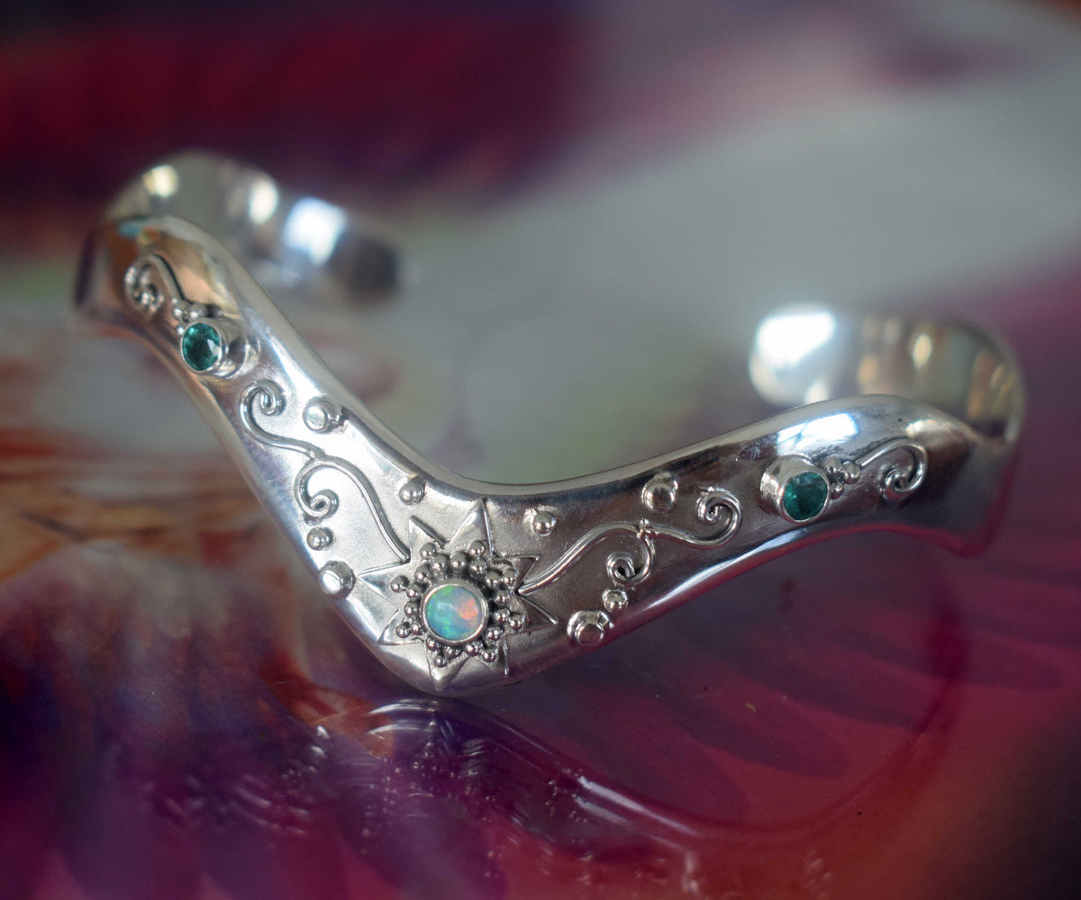 Pulsera Venus Fusión Ópalo Esmeraldas