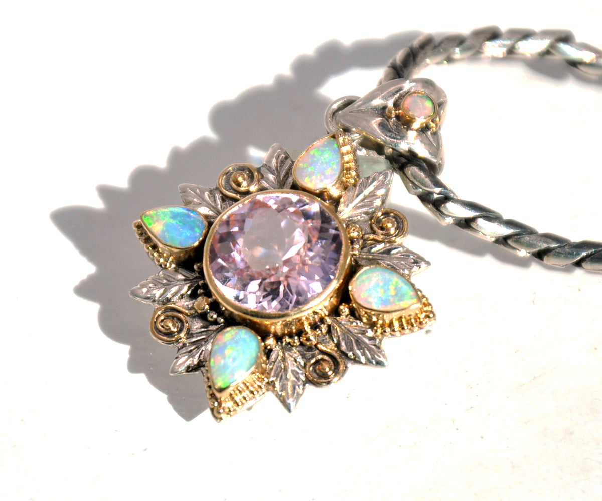 Colgante Pocahontas Kunzita