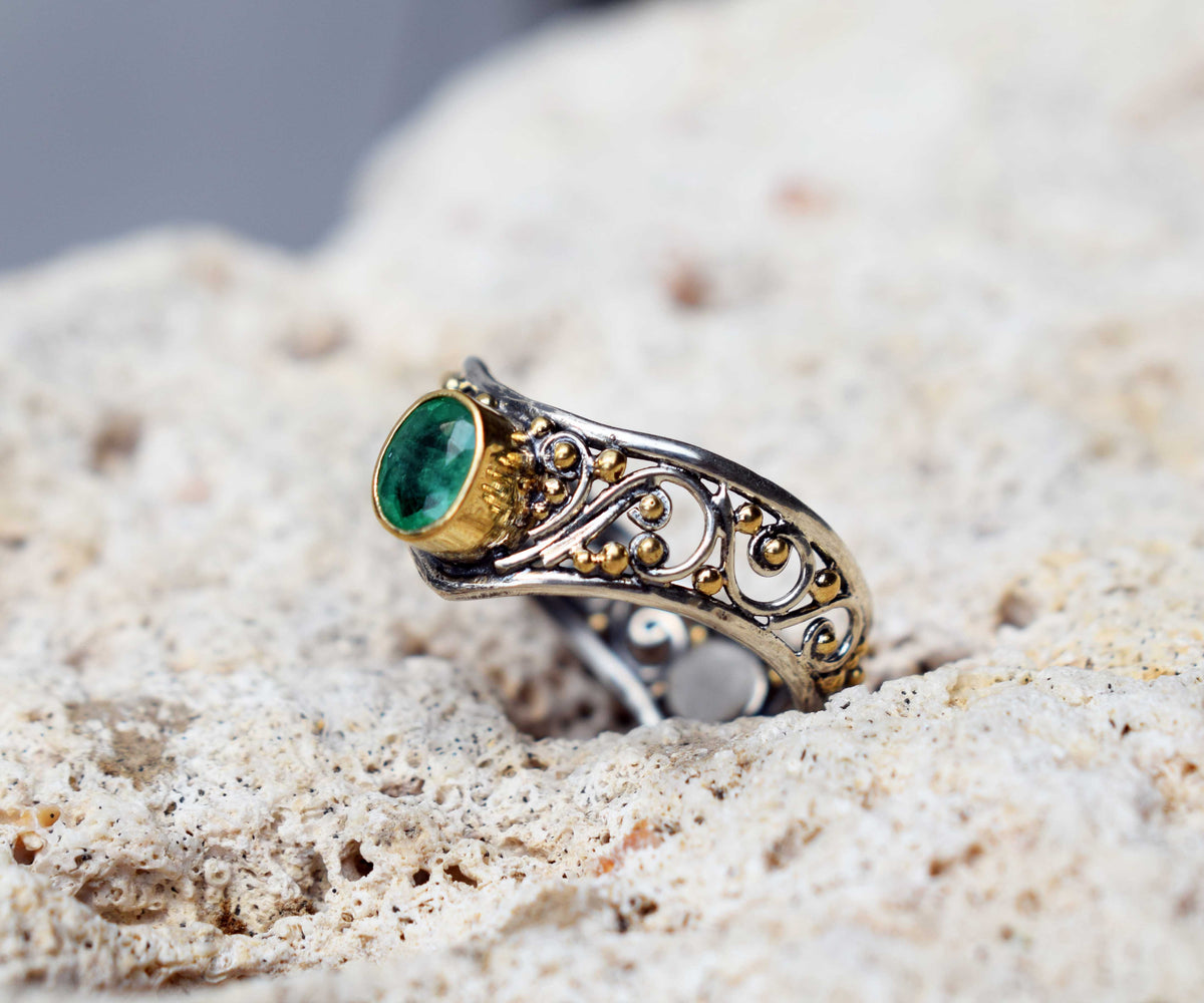 Anillo Calisto Esmeralda