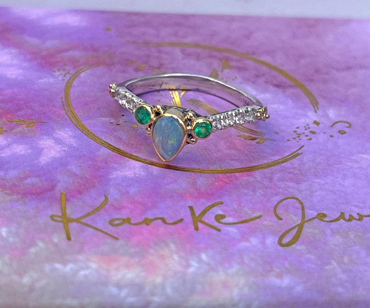 Anillo Tribu Fusión Ópalo