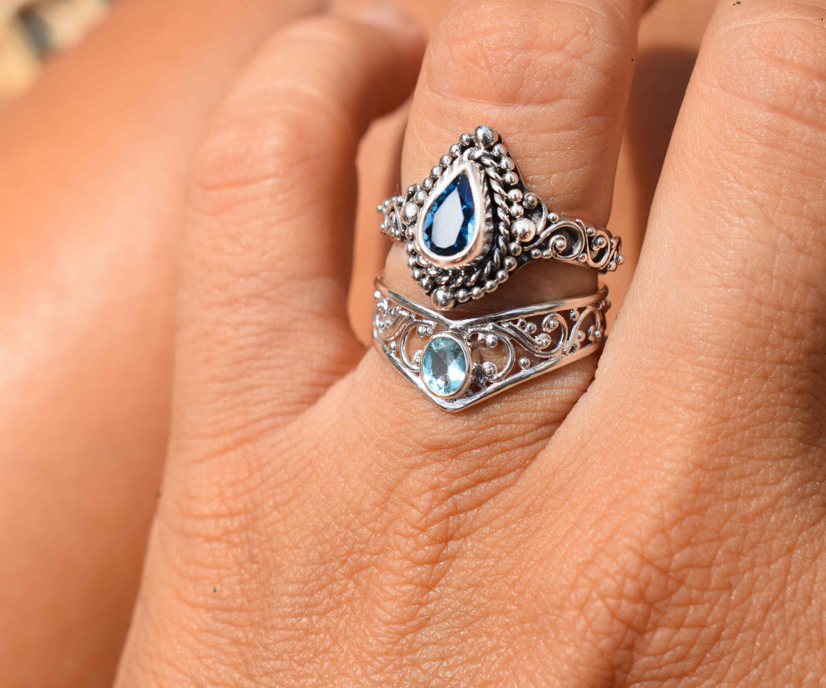 Anillo Fall in Love Topacio