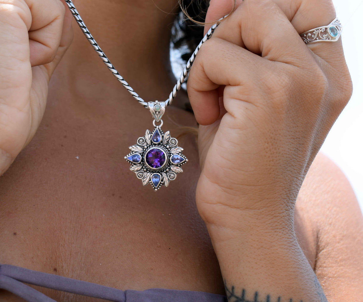 Colgante Pocahontas Purple