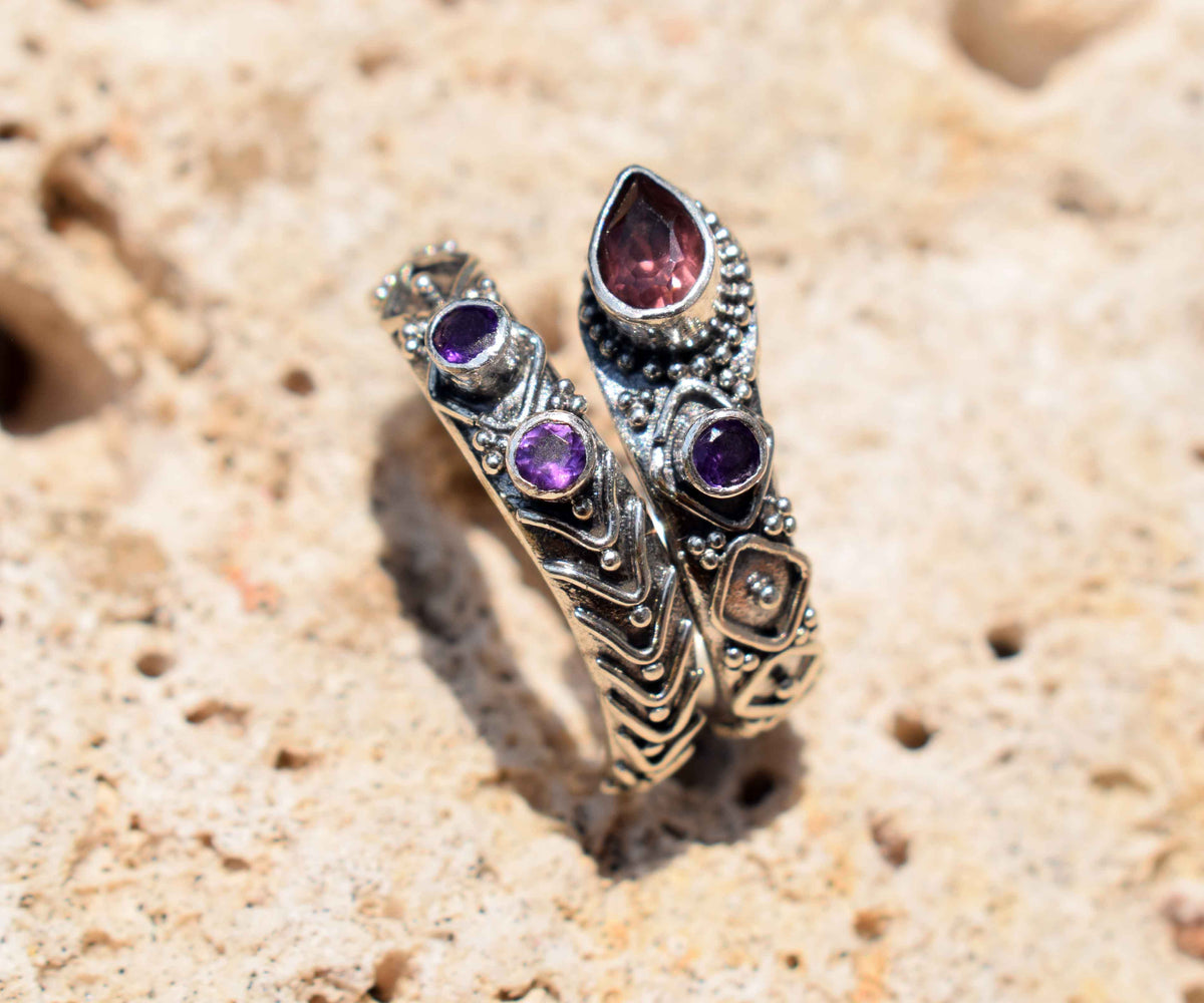 Anillo Kundalini Turmalina