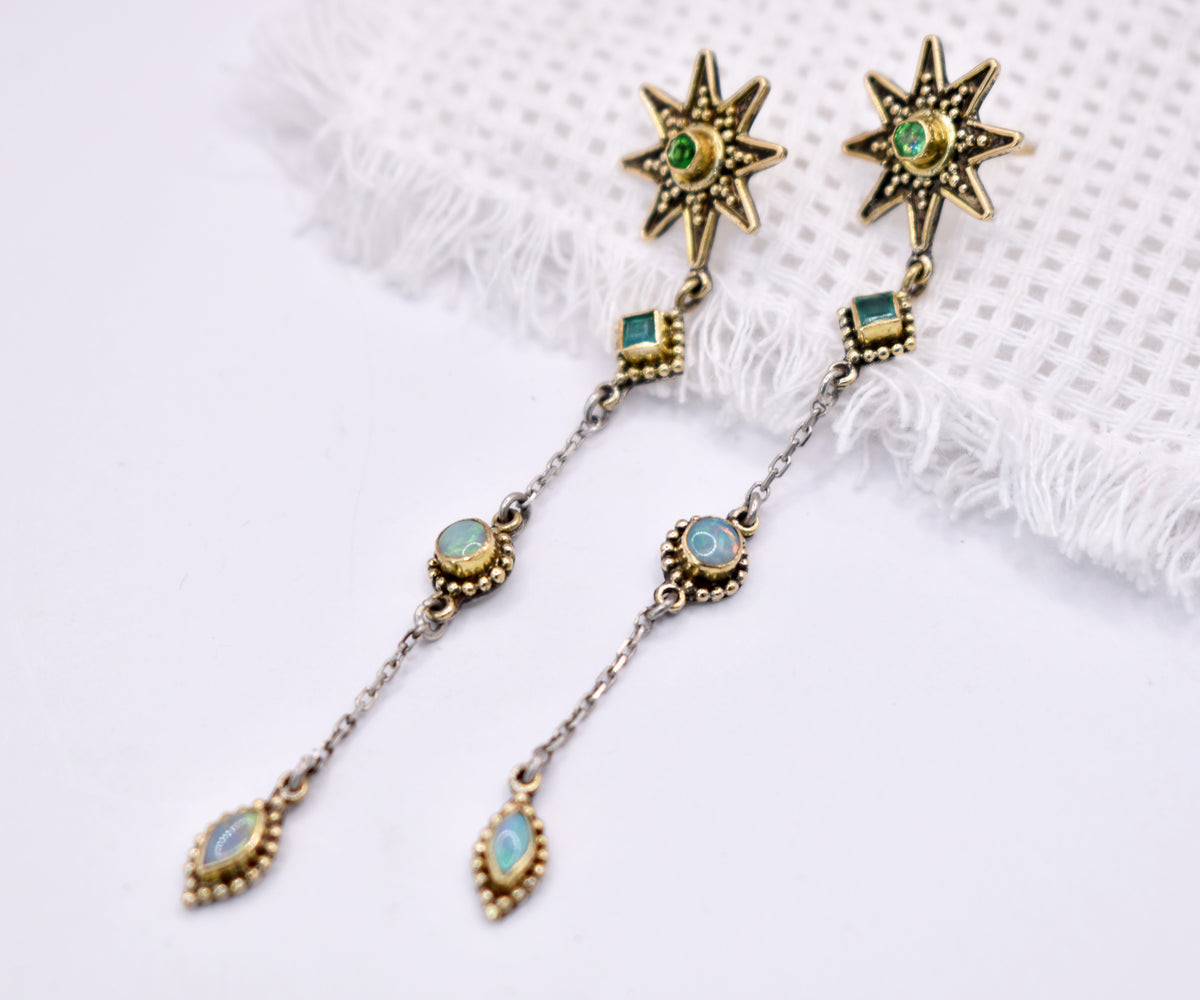 Aros Falling Star Opalo Esmeraldas