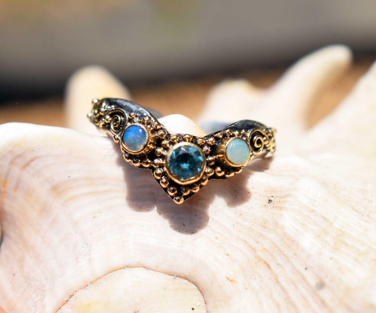 Anillo Pie Fusión Apatita