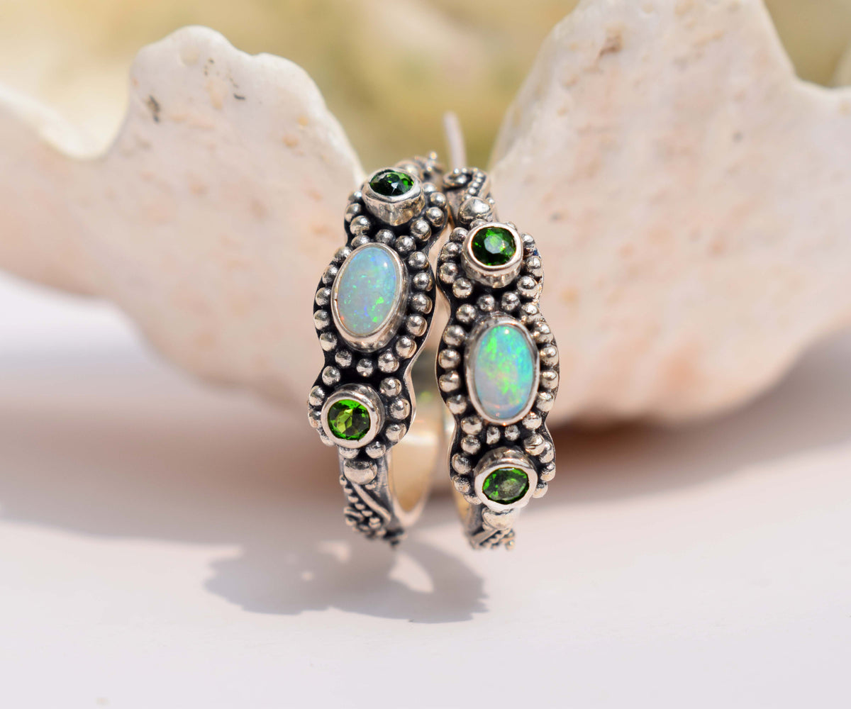 Argollas Roma Opalos