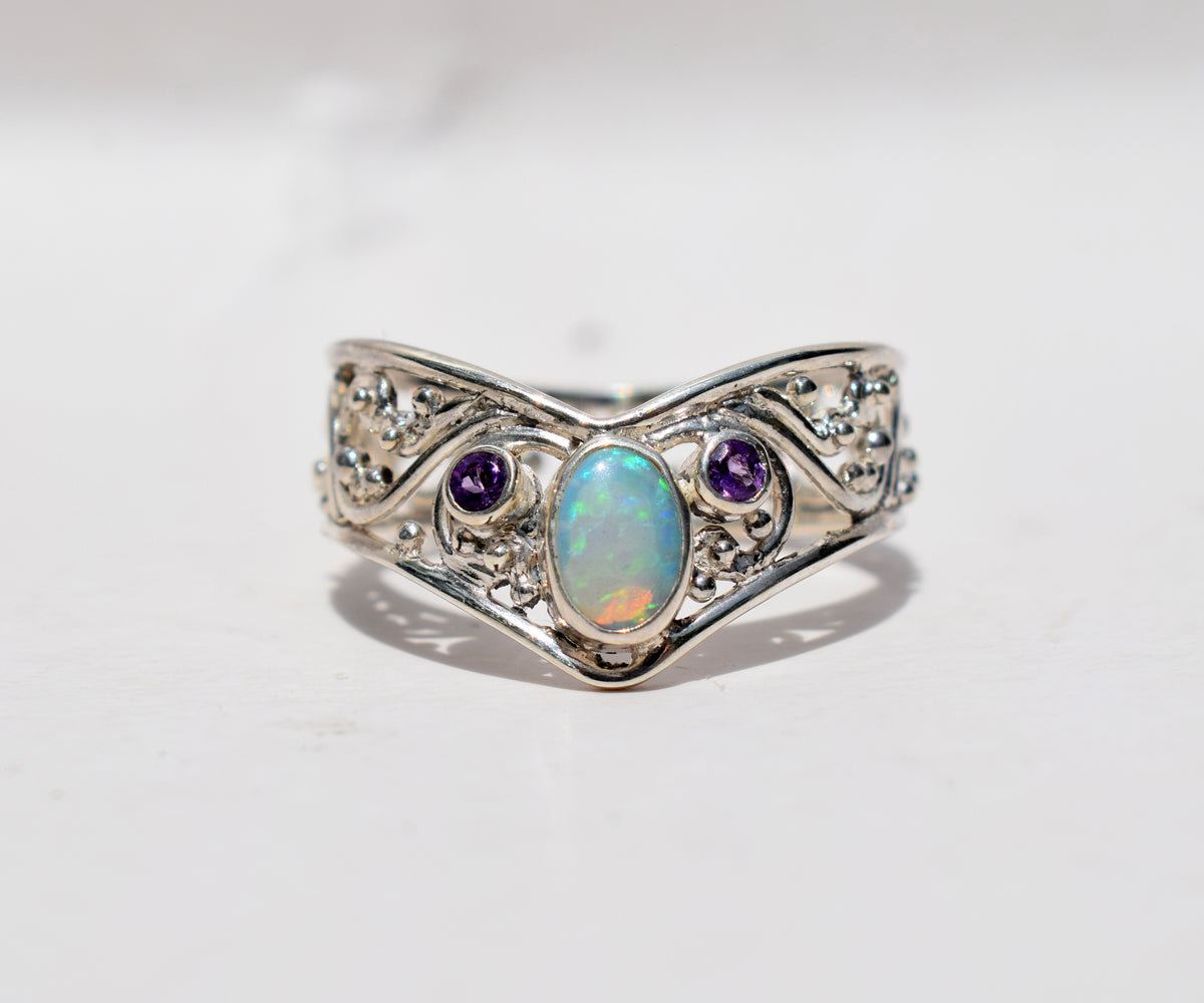 Anillo Calisto Ópalo