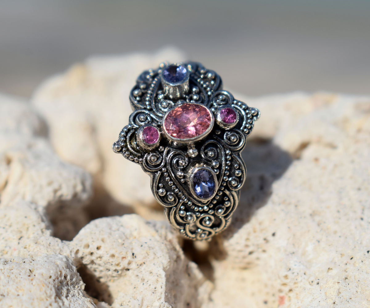 Anillo Kerala Turmalina