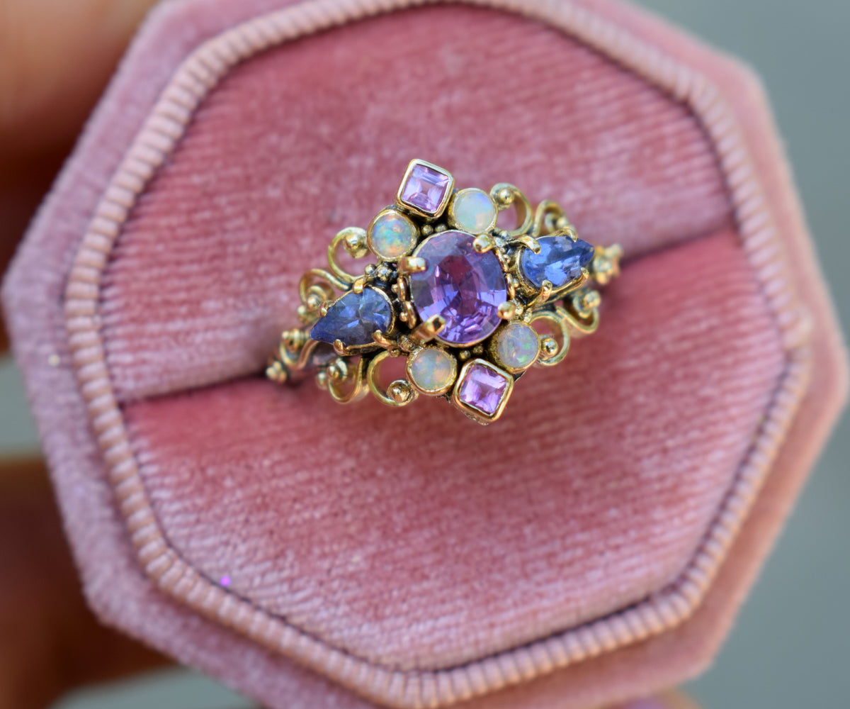 Anillo Prana Zafiro Purple