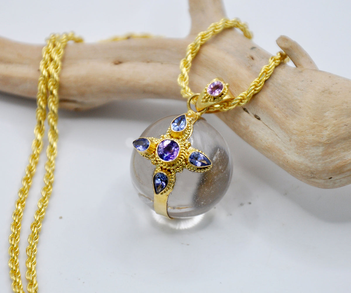 Amuleto Cruz del Sur Cuarzo