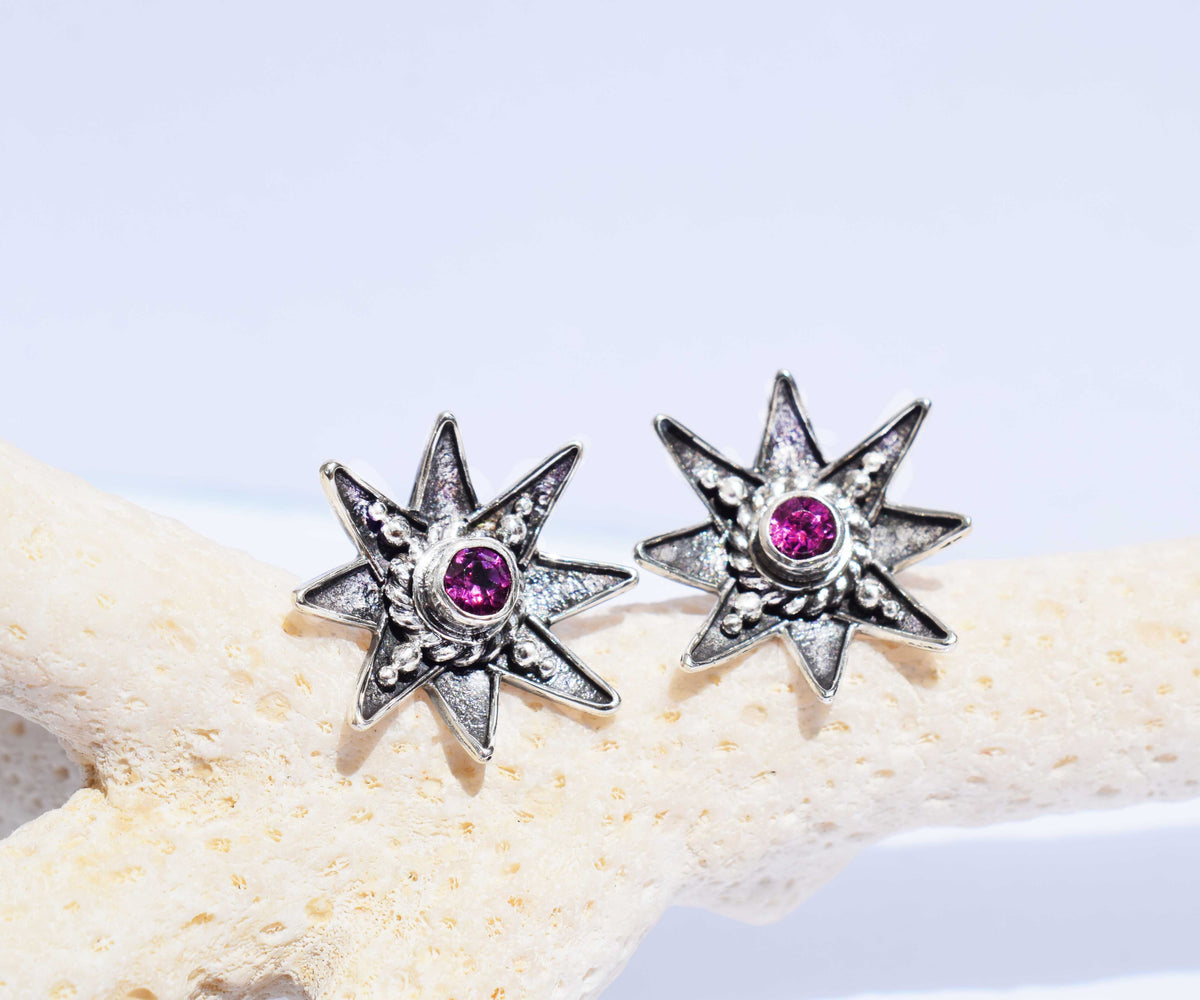 Aros Venus Silver Rodolita