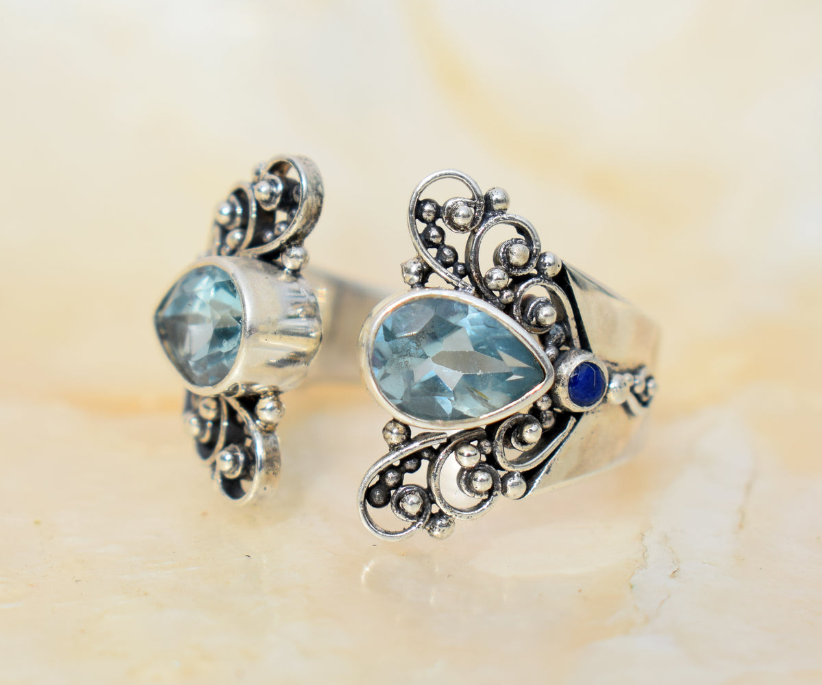 Anillo Butterfly  Topacio