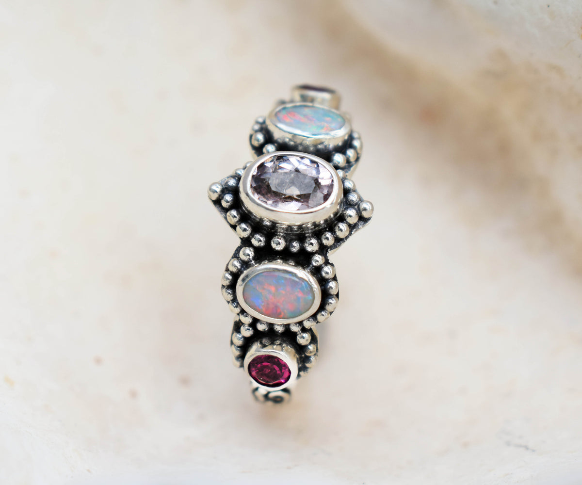 Anillo Petra Morganita