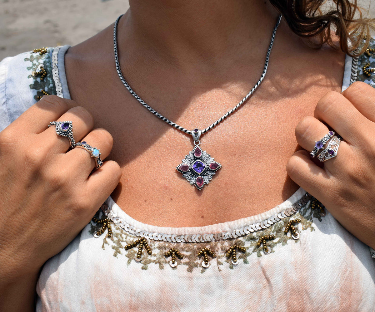 Colgante Pocahontas Amatista