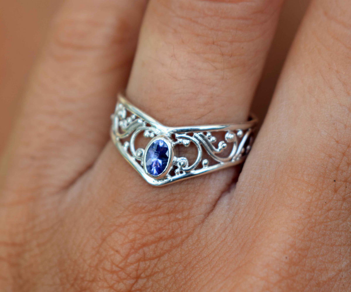 Anillo Calisto Tanzanita