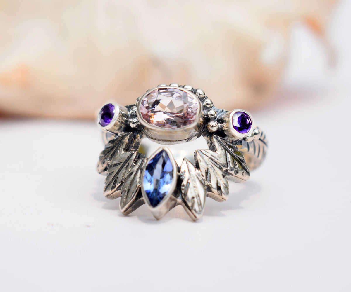 Anillo Pocahontas Morganita