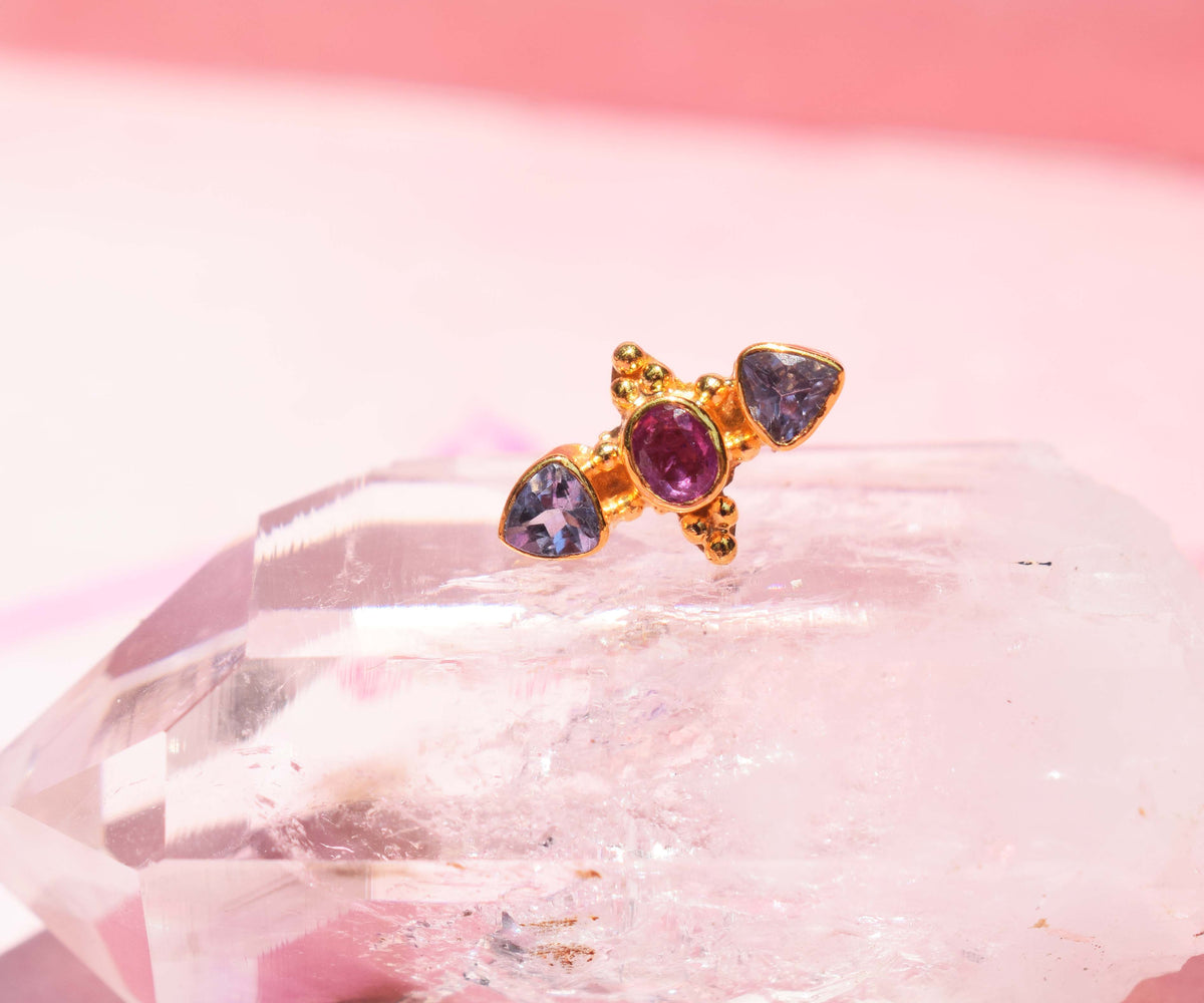 Solitario Brujula Tanzanita