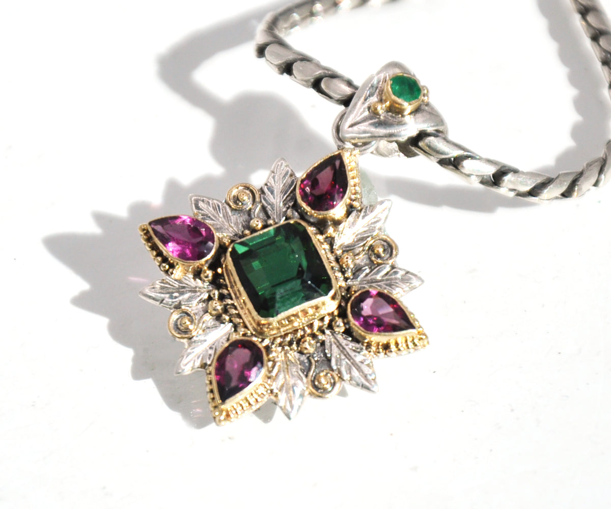 Colgante Pocahontas Turmalina