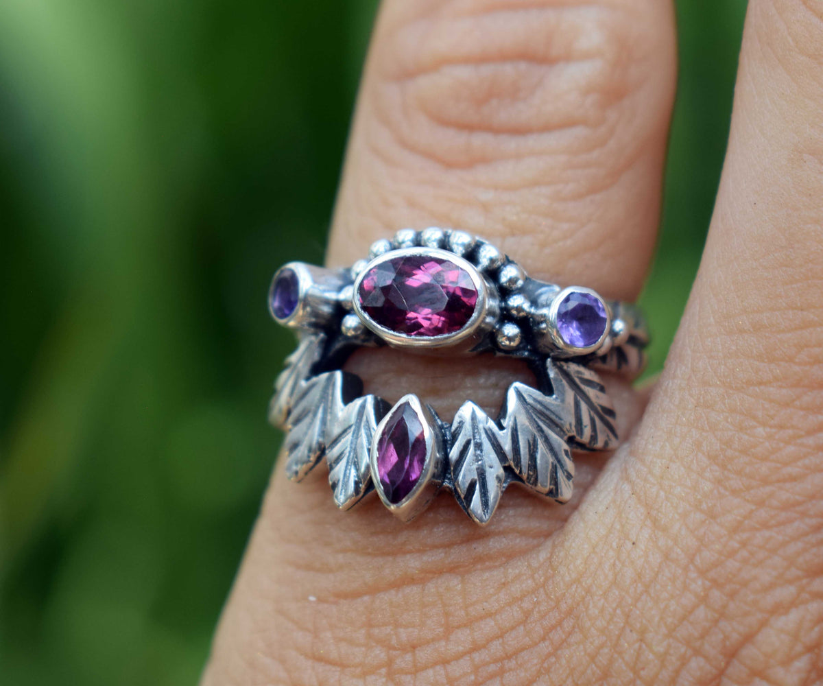 Anillo Pocahontas Rodolita