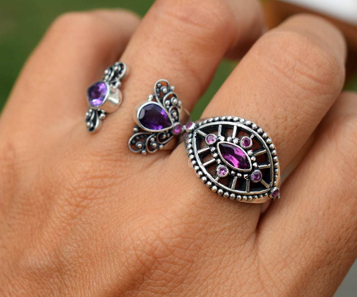 Anillo Tercer Ojo Rodolita