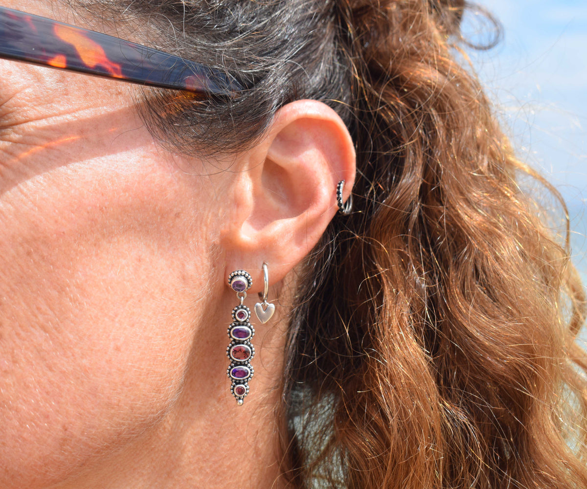 Aros Petra  Turmalinas Amatista