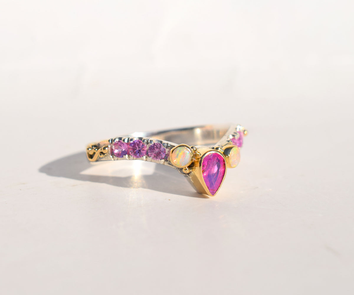 Anillo Eter Fusión Zafiro Pink