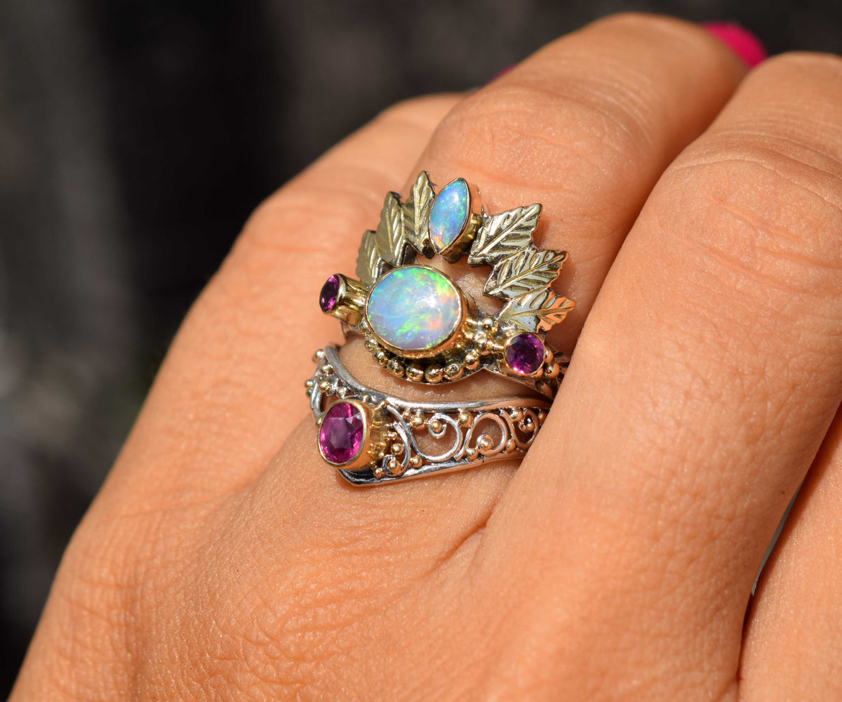 Anillo Pocahontas Opalo