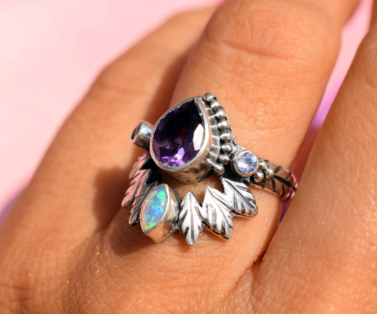 Anillo Pocahontas Amatista