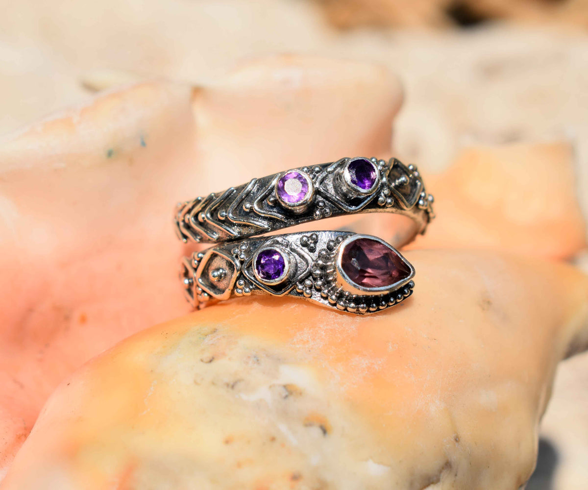 Anillo Kundalini Turmalina