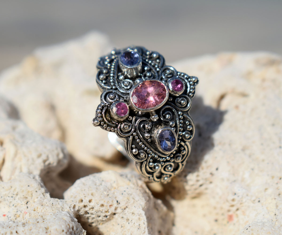 Anillo Kerala Turmalina