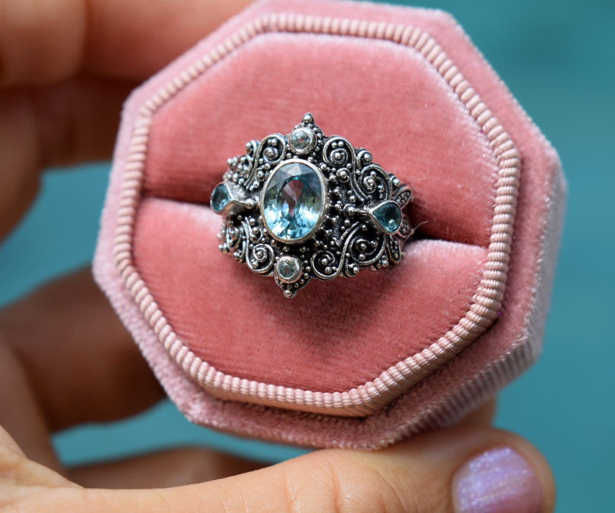 Anillo New Lotus Zircón