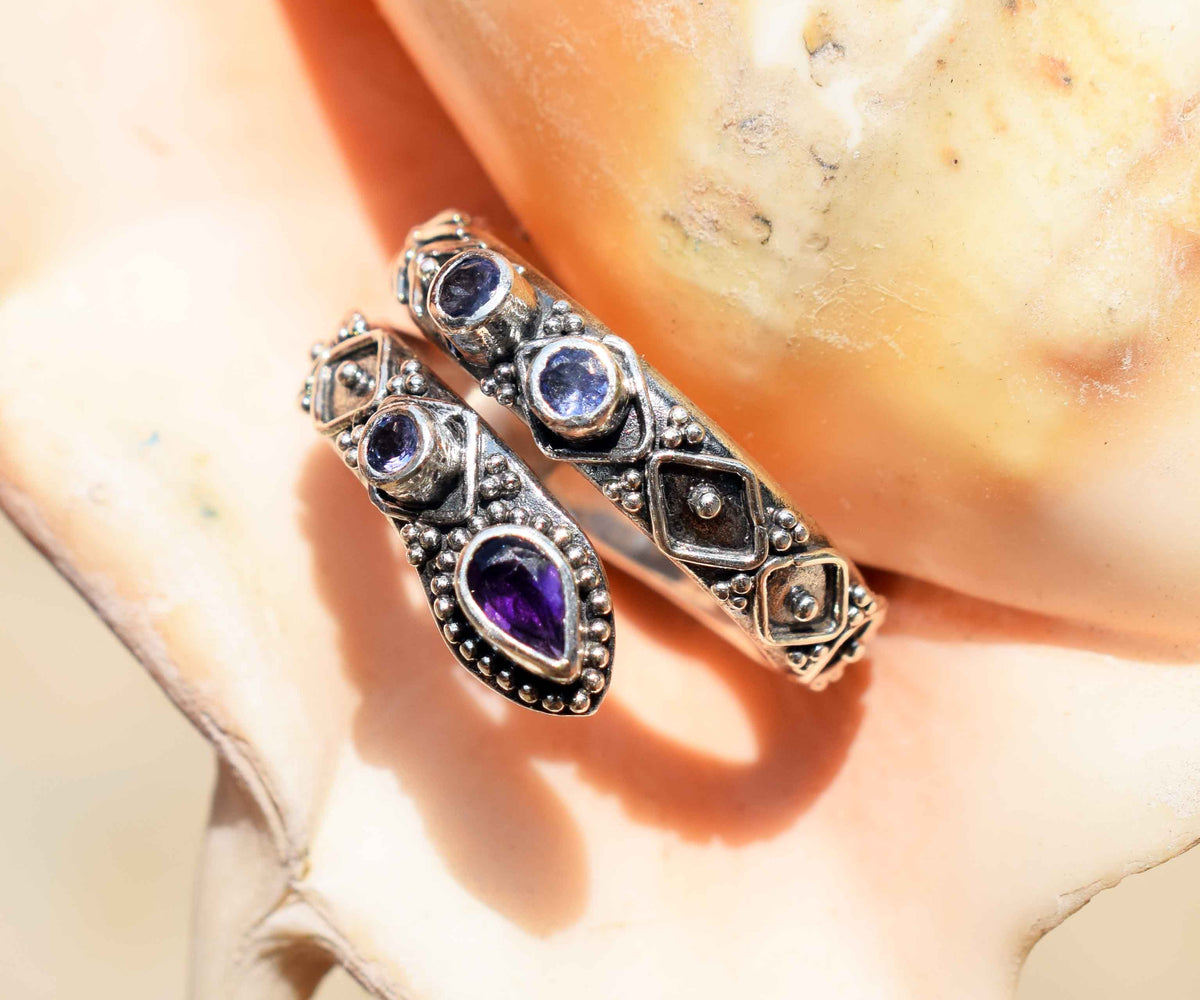 Anillo Kundalini Amatista