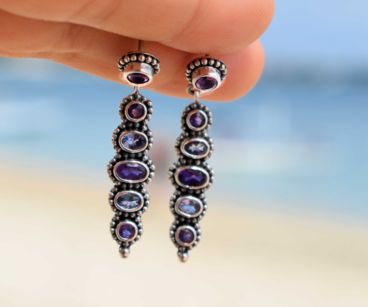 Aros Petra Amatista Tanzanitas