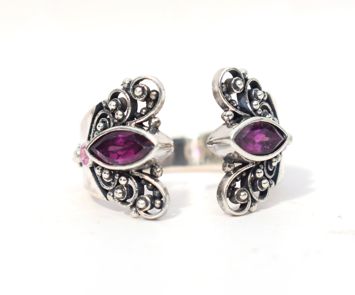 Anillo Butterfly Rodolita