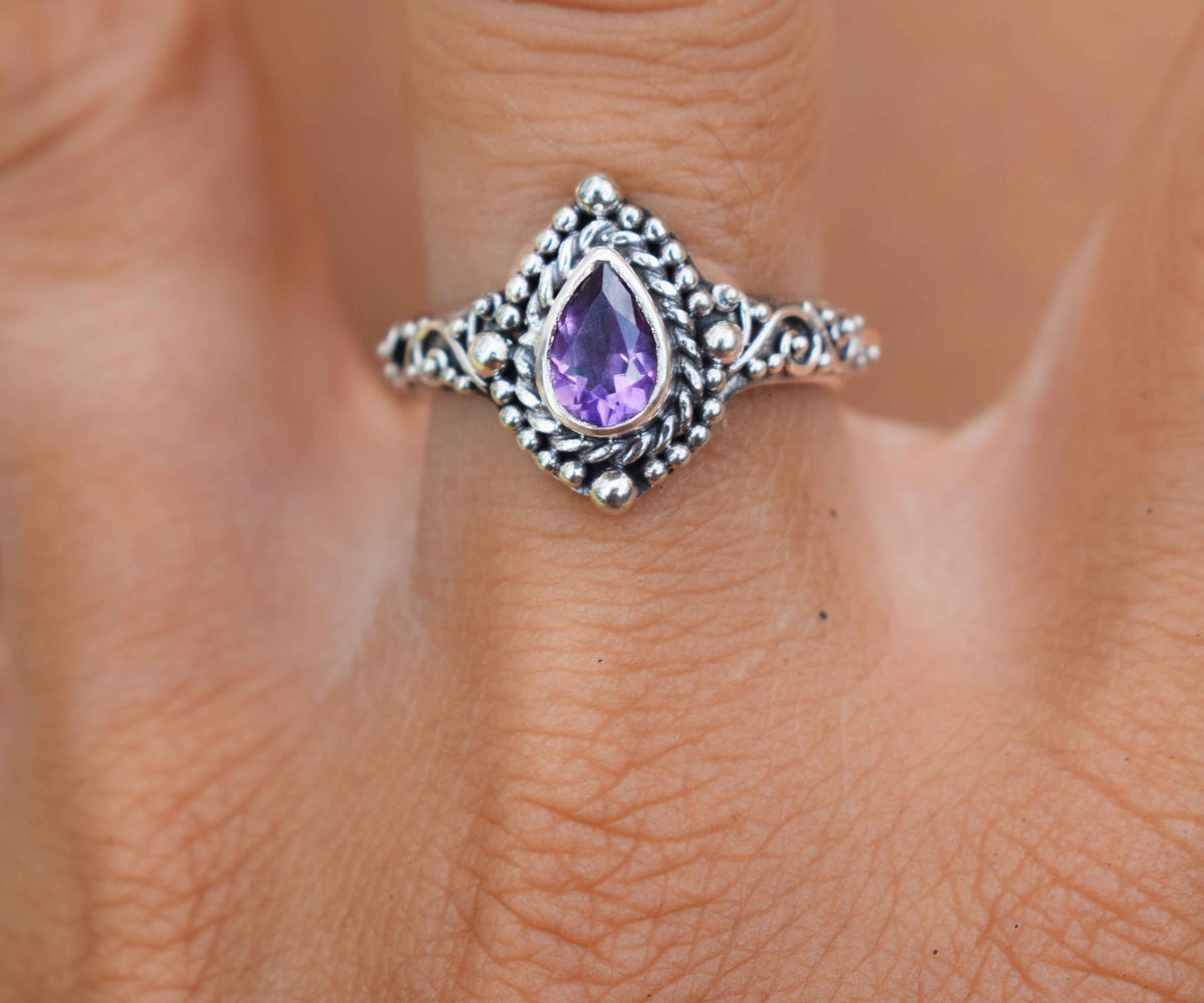 Anillo Fall in love Amatista