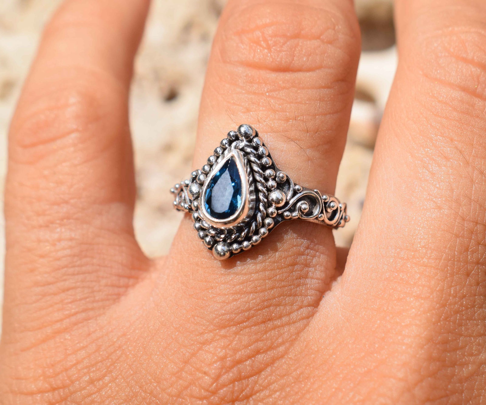 Anillo Fall in Love Topacio