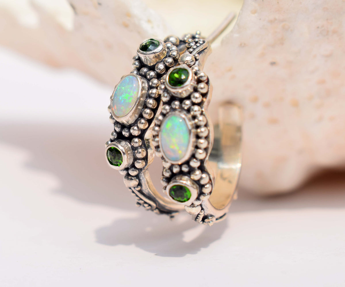 Argollas Roma Opalos