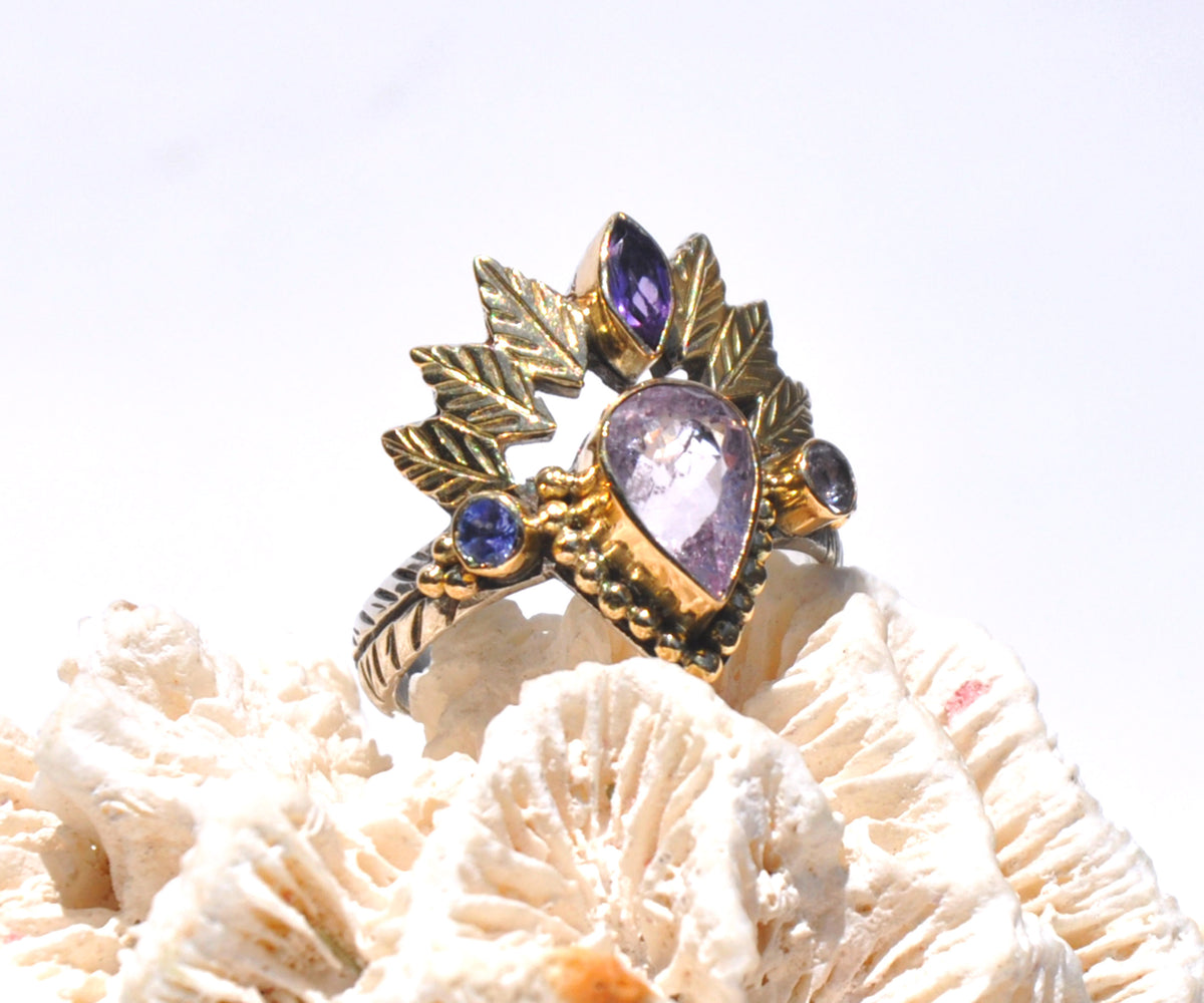 Anillo Pocahontas Morganita