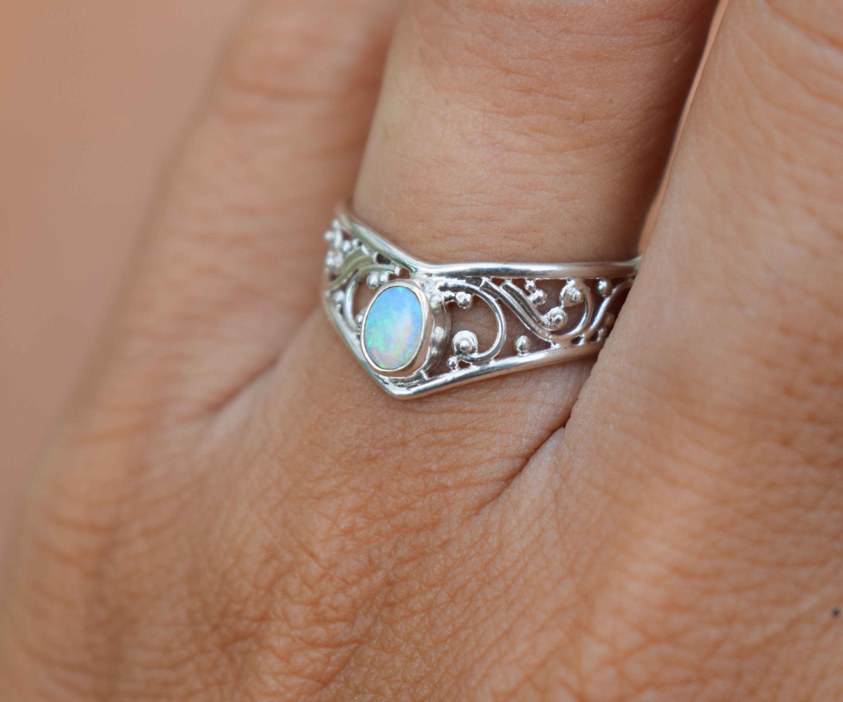 Anillo Calisto Ópalo