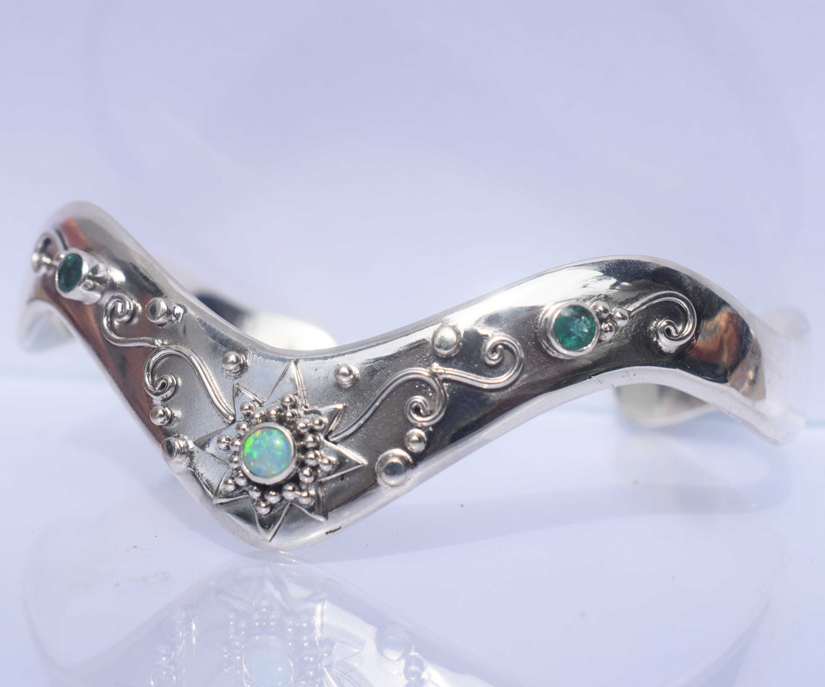 Pulsera Venus Fusión Ópalo Esmeraldas