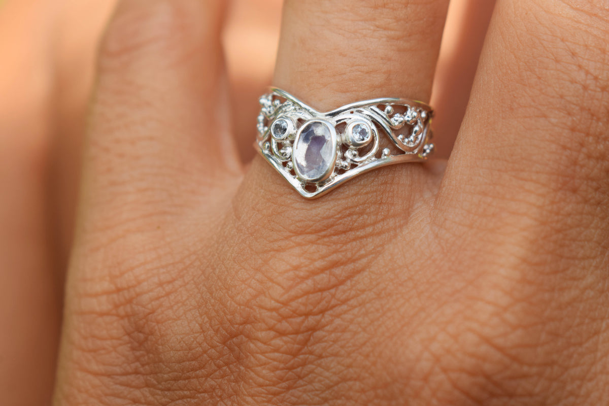 Anillo Calisto Piedra Luna