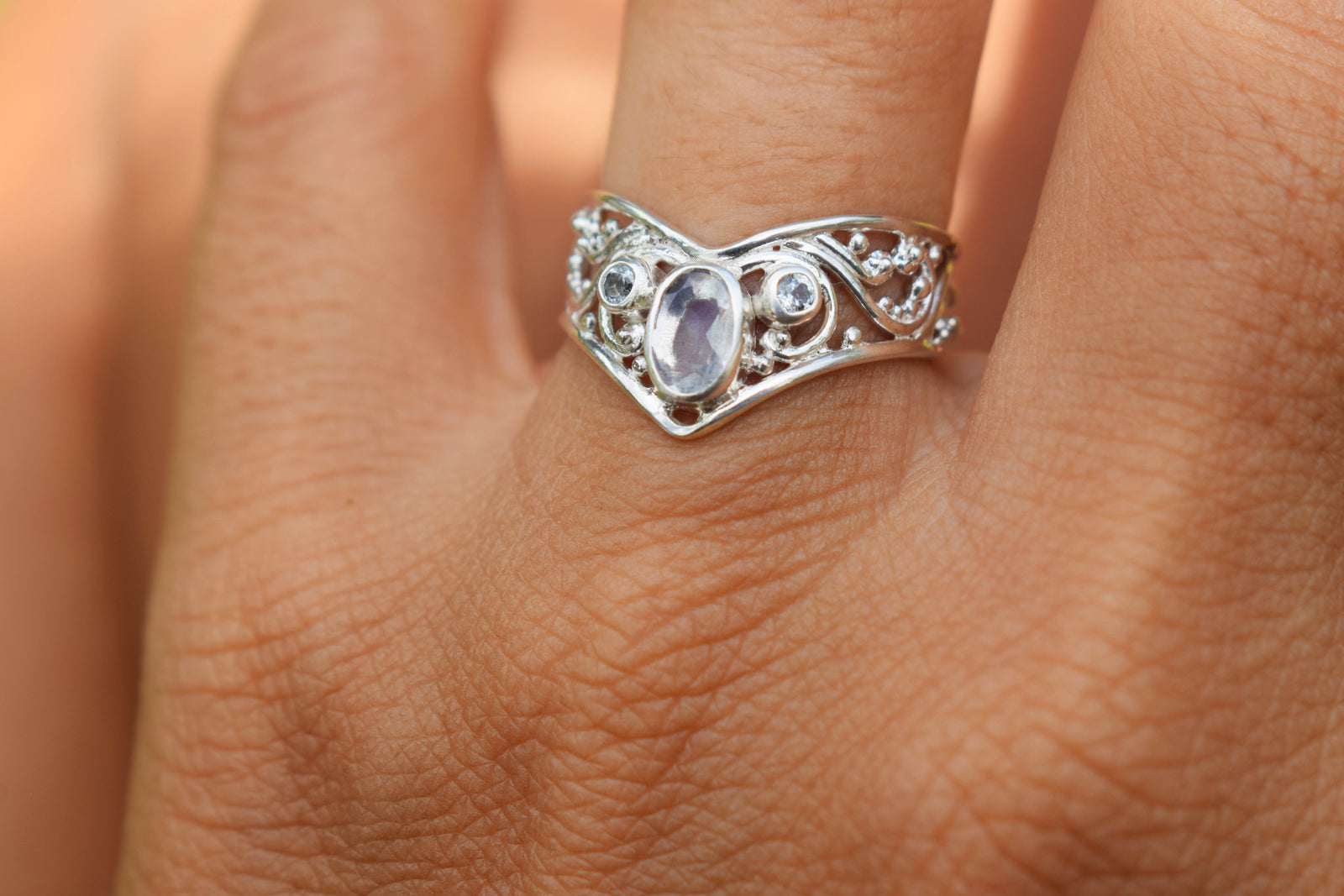 Anillo Calisto Piedra Luna